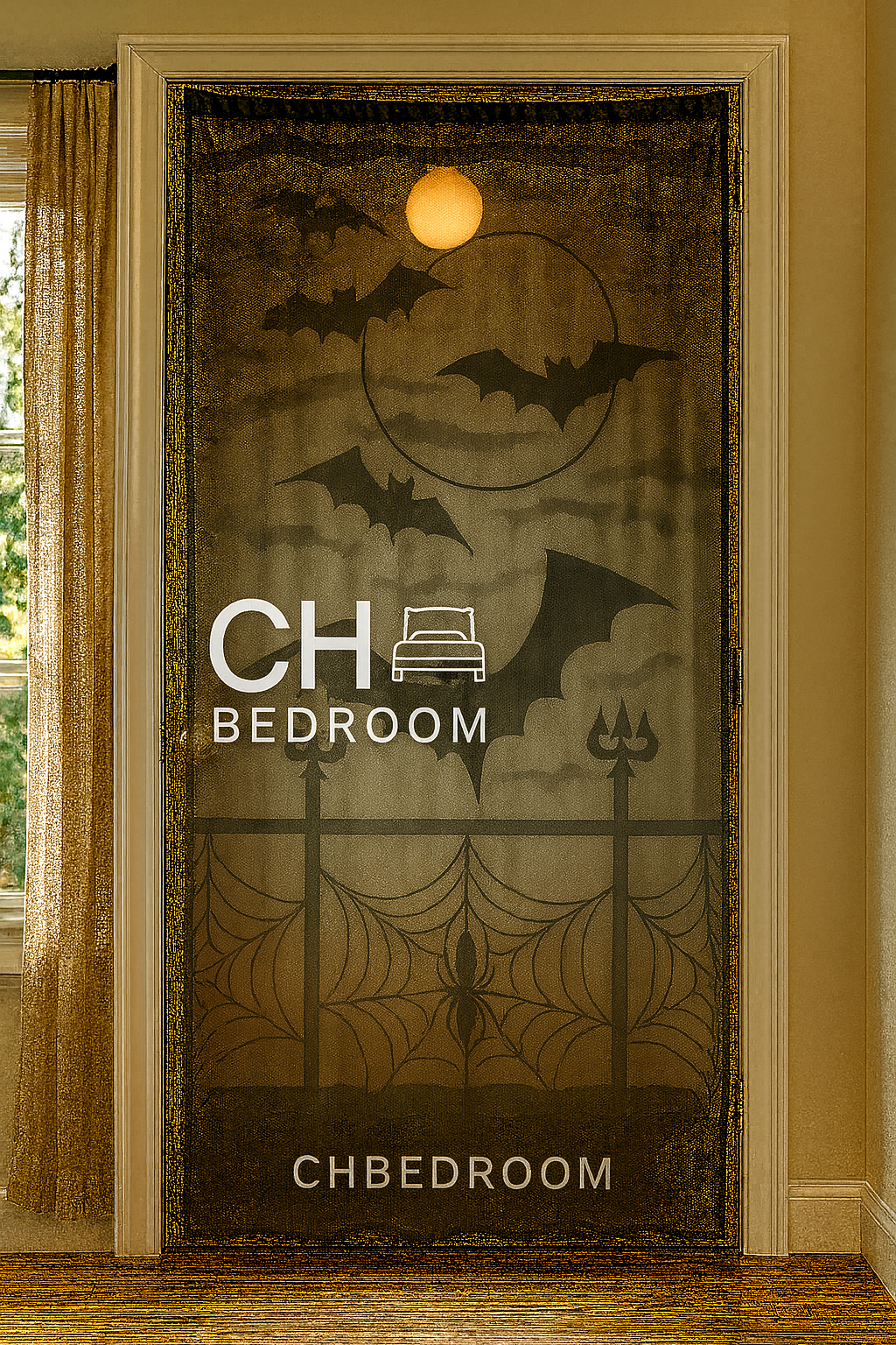 Halloween Curtains Decoration
