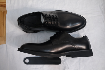 Men’s Classic Black Leather Dress Shoes