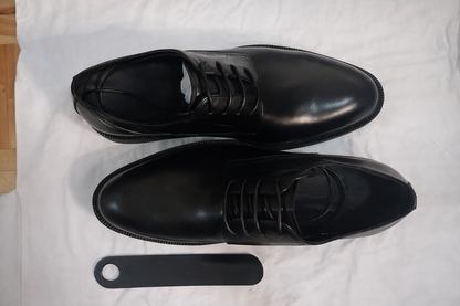 Men’s Classic Black Leather Dress Shoes
