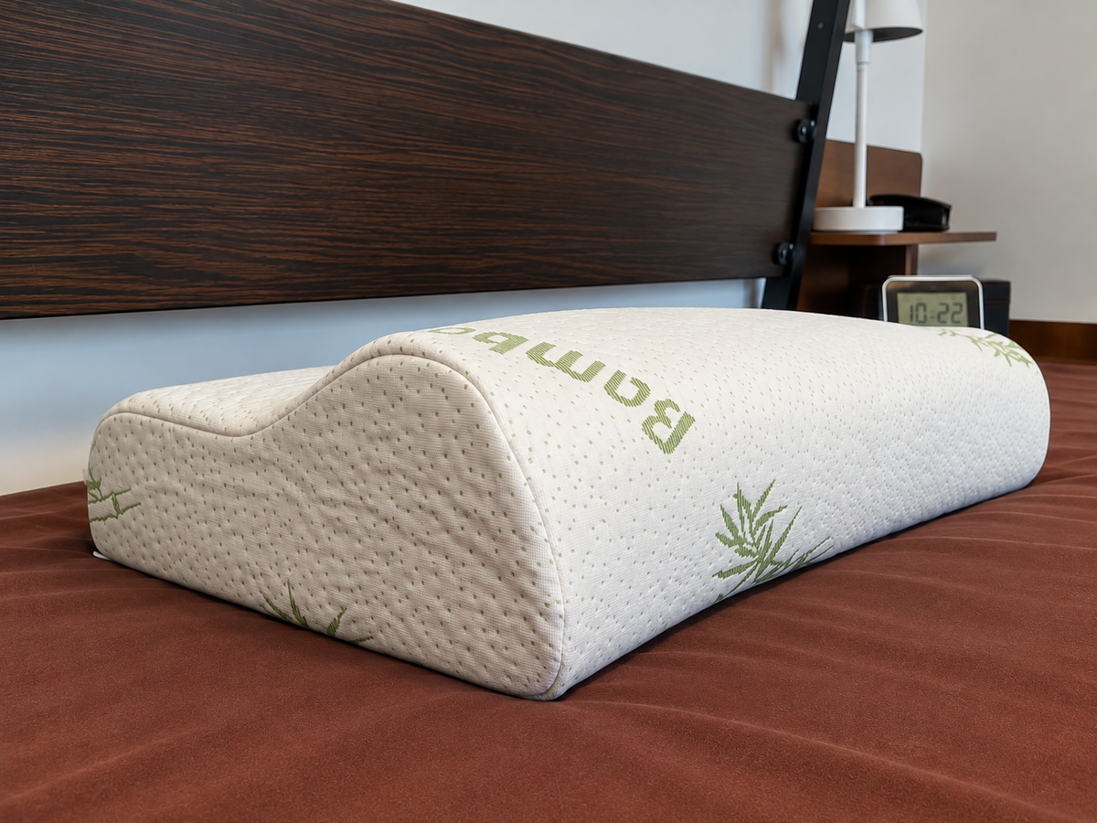 Oreiller ergonomique à mémoire de forme pour soutien cervical – Soutien orthopédique pour le cou | CH Chambre à coucher