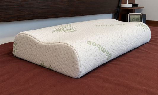 Ergonomic Cervical Contour Memory Foam Pillow – Orthopedic Neck Support | CH Bedroom