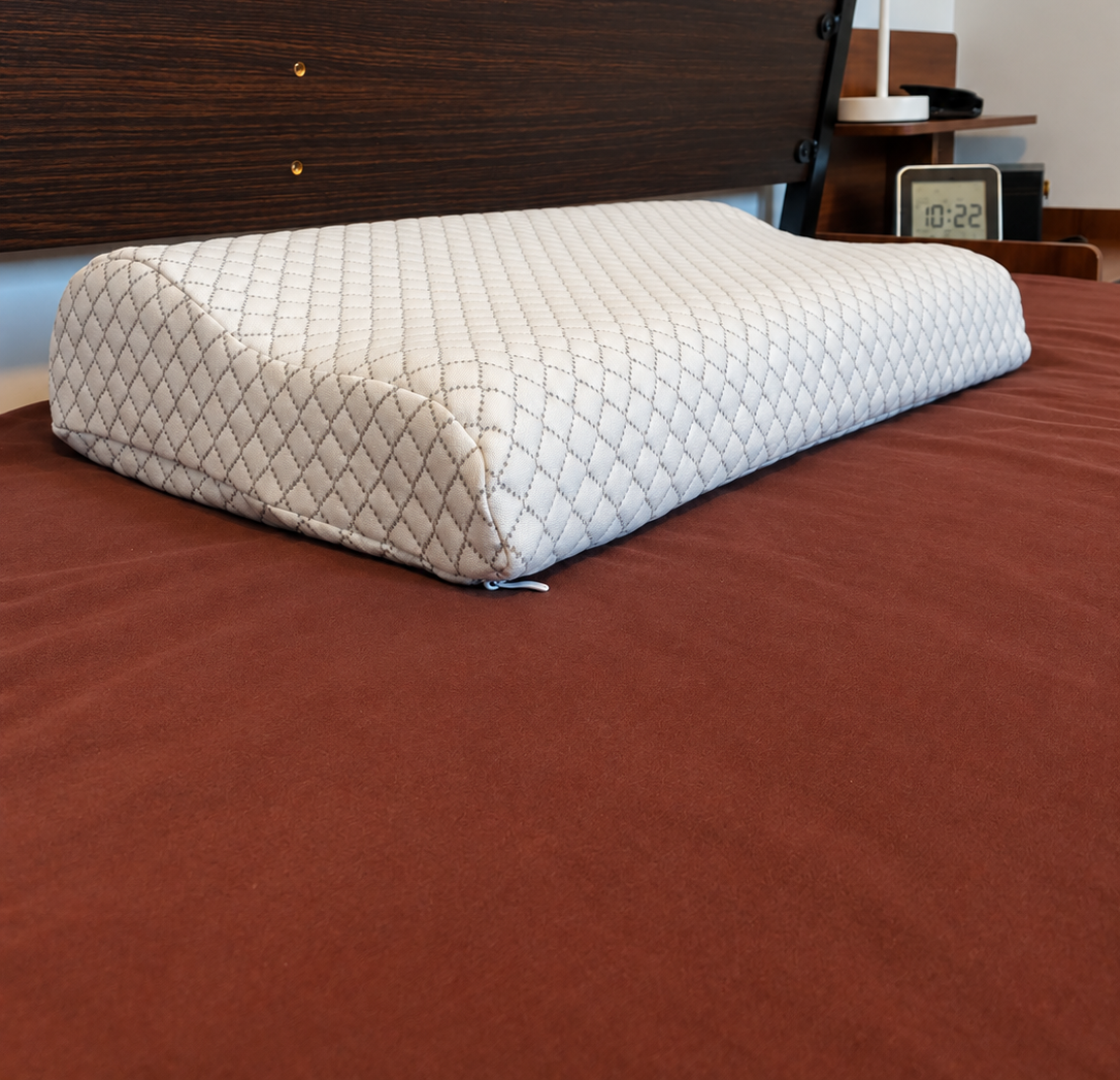 Oreiller ergonomique à mémoire de forme pour soutien cervical – Soutien orthopédique pour le cou | CH Chambre à coucher