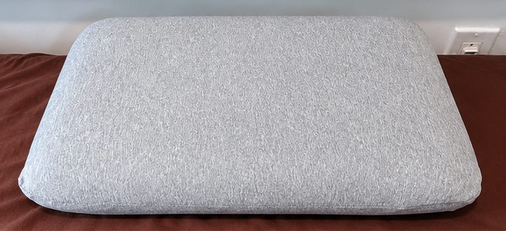 Orthopedic Memory Foam Pillow with Bamboo Cover + 2 Cotton Pillowcases